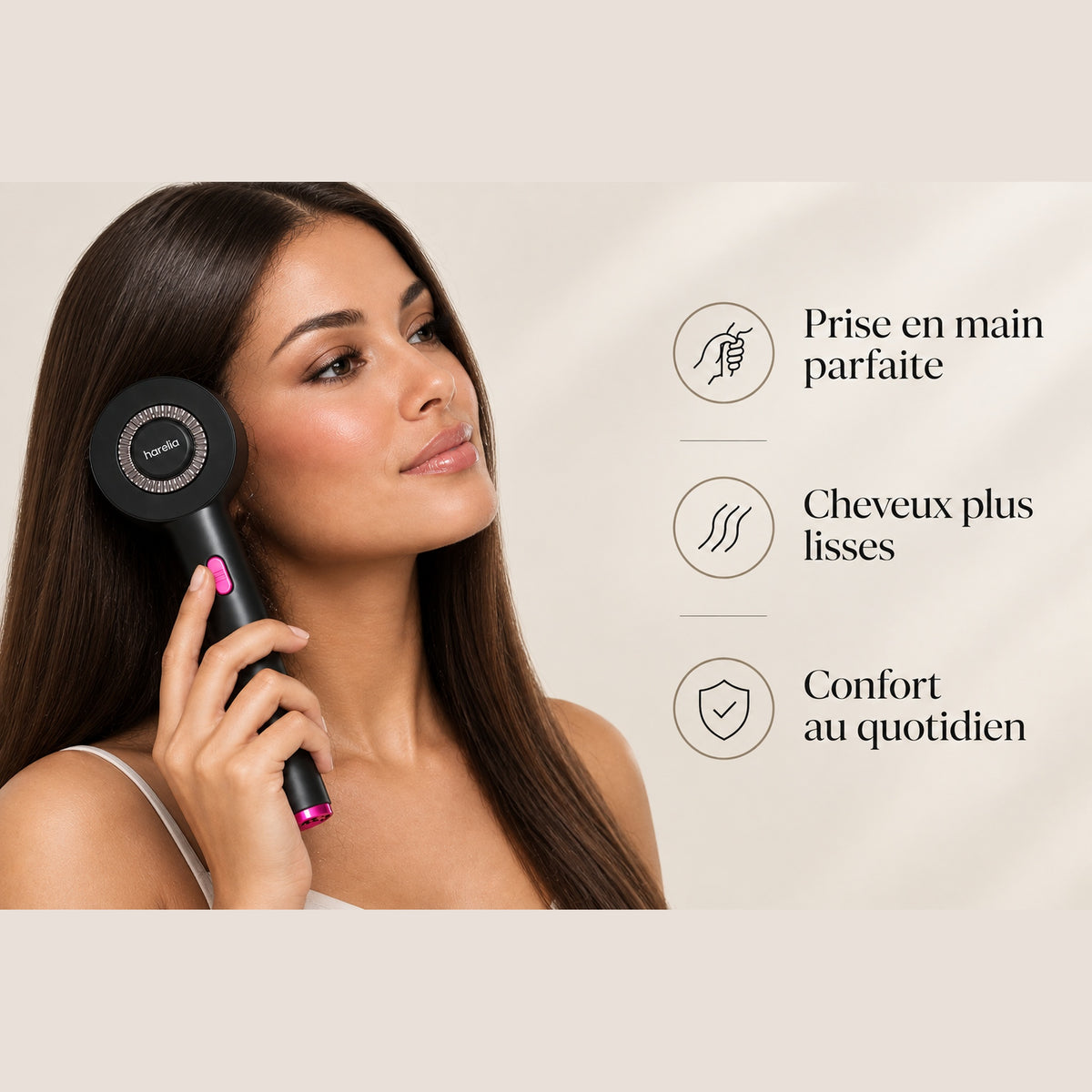 Brosse massante Harelia