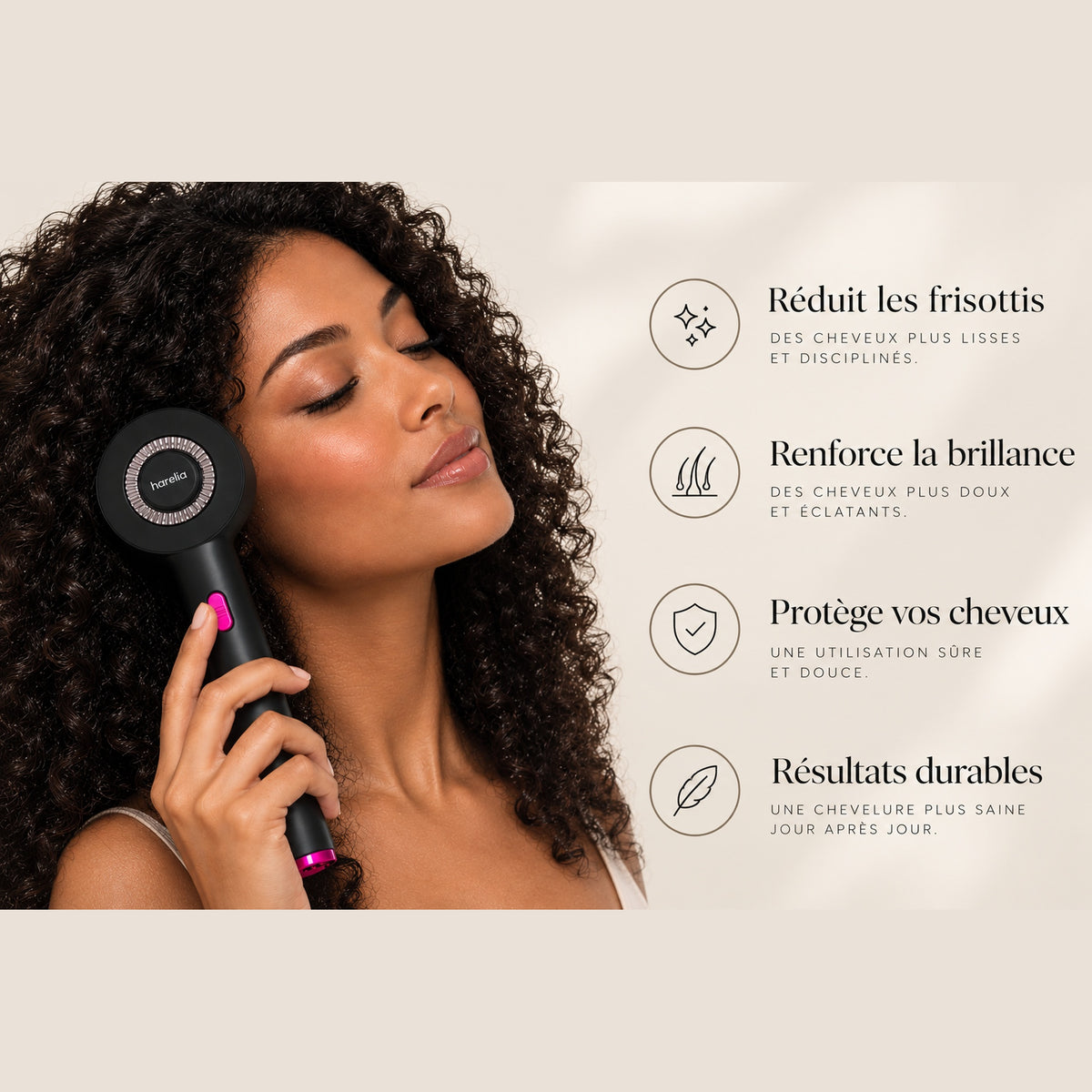 Brosse massante Harelia